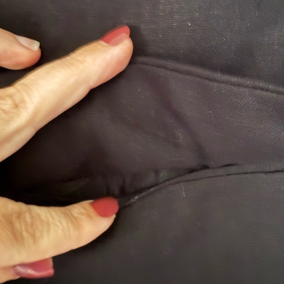 ZARA LINEN BLEND ROLL UP SLEEVE OPEN FRONT BLAZER BLACK SIZE L - Picture 7 of 8